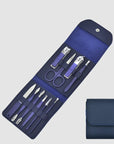 Manicure Set Color Contrast sets Nail Clippers Cutter Tools nails care 10in1 Care Line CARELINE SHOP LLC