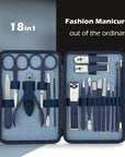 Manicure Set Color Contrast sets Nail Clippers Cutter Tools nails care Care Line CARELINE SHOP LLC